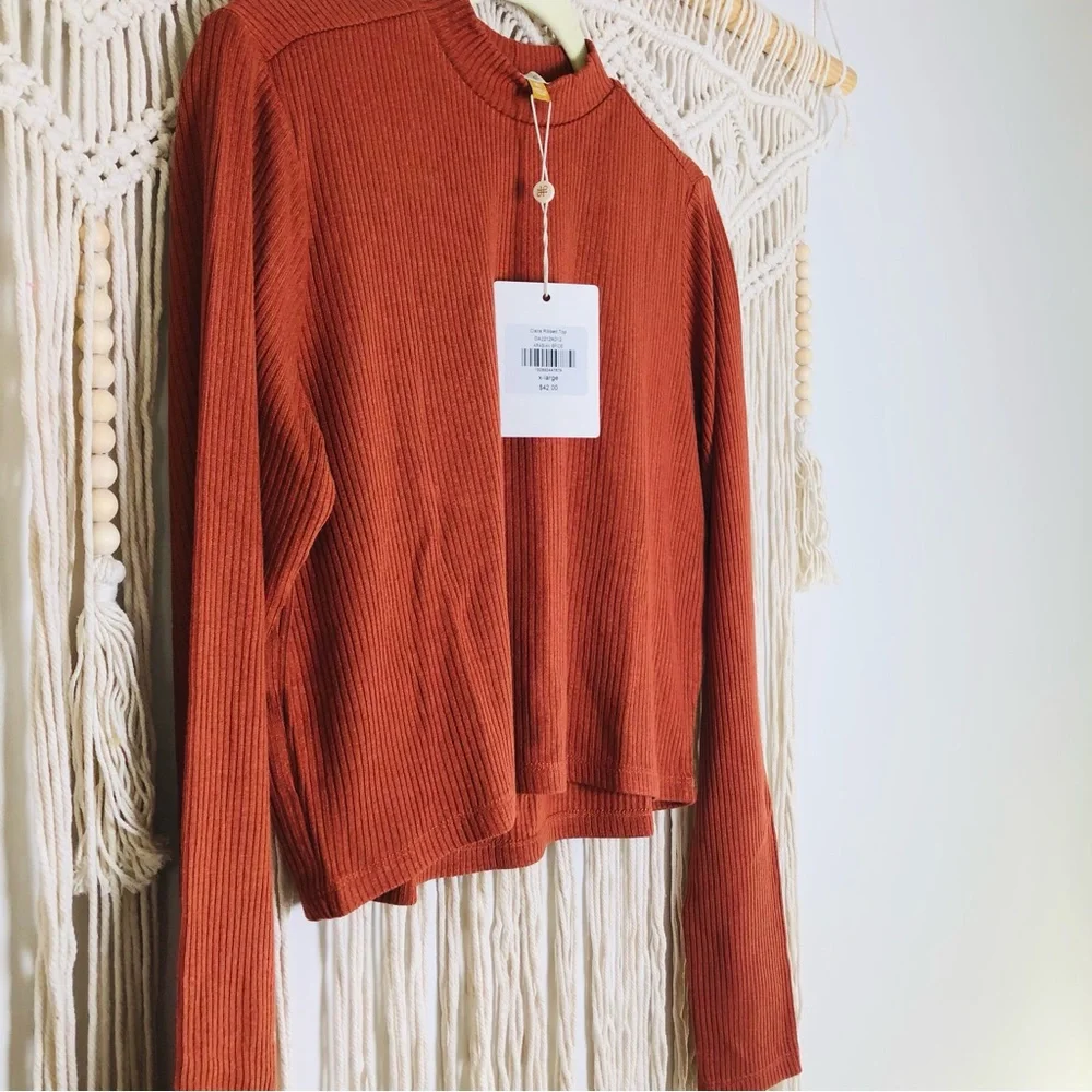 NWT Downeast Claire Ribbed Top - Picture 4 of 13